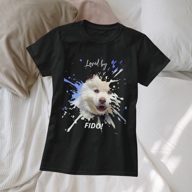 Dog photo splash fun humour love T-Shirt (Creator Uploaded)