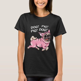 Dog Pig Pug Both Funny Connection Of T-Shirt