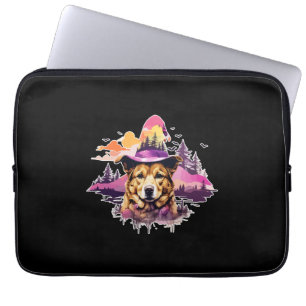 Dog Pink Halloween 2 Laptop Sleeve