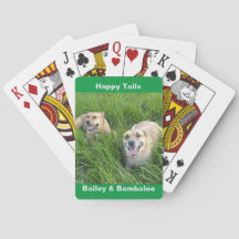 Dog Playing Cards Happy Tails Bailey & Bambaloo