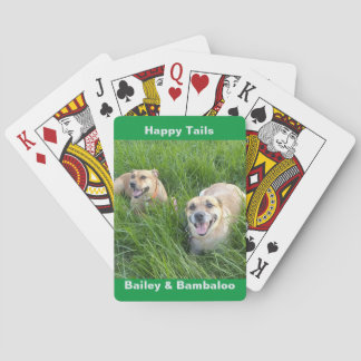 Dog Playing Cards Happy Tails Bailey & Bambaloo