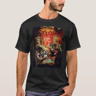 Dog Playing Poker Cards T-Shirt