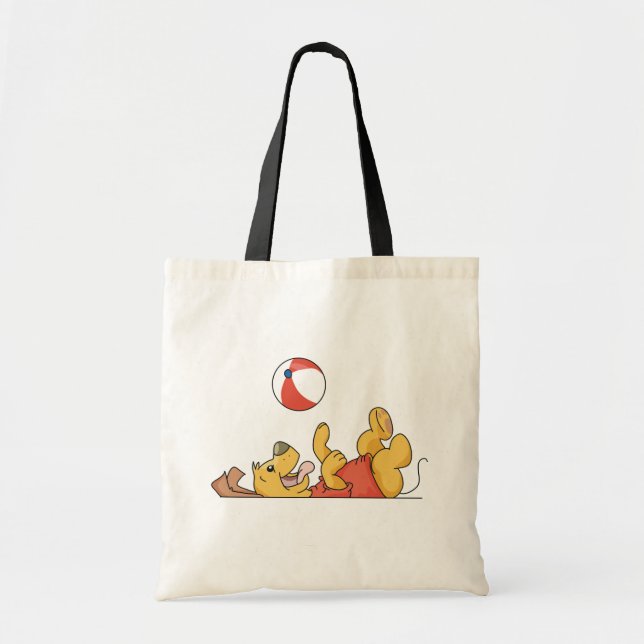 Dog Playing With Ball Tshirts and Gifts Tote Bag (Front)