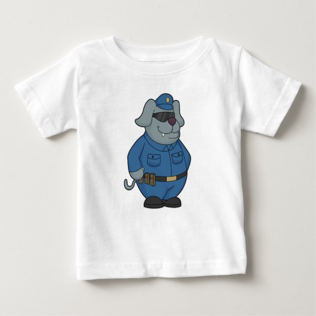 Dog Police officer Police Baby T-Shirt (Front)