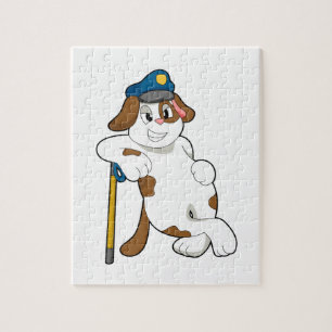 Dog Police officer Police hat Jigsaw Puzzle