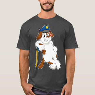 Dog Police officer Police hat T-Shirt