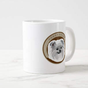 Dog Pomeranian Large Coffee Mug