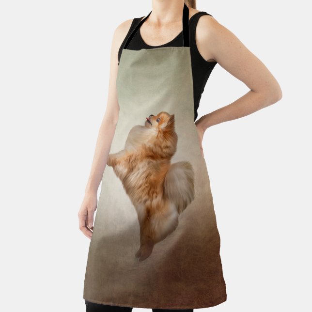 Dog Pomeranian Spitz Apron (Insitu)