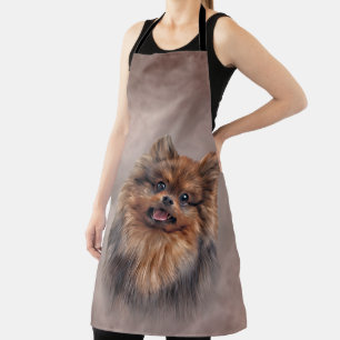 Dog Pomeranian Spitz Apron