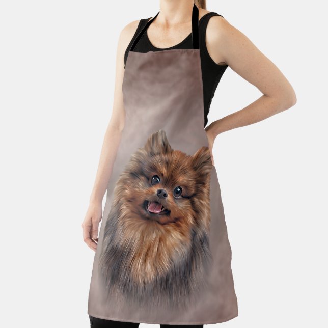 Dog Pomeranian Spitz Apron (Insitu)