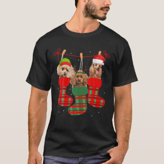 Dog Poodle Christmas Socks Funny Xmas Pajama Pet P T-Shirt