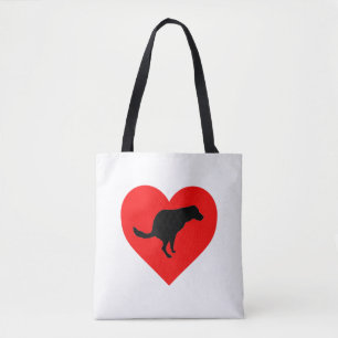Dog Poop Heart    Tote Bag