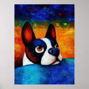 Dog Portrait Art Poster