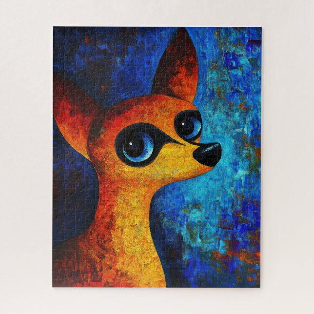 Dog Portrait Art Puzzle (Vertical)