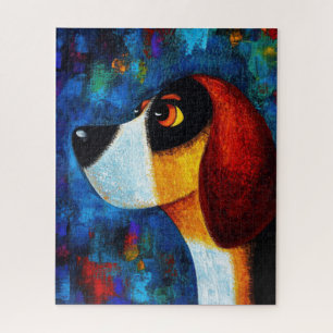 Dog Portrait Art Puzzle