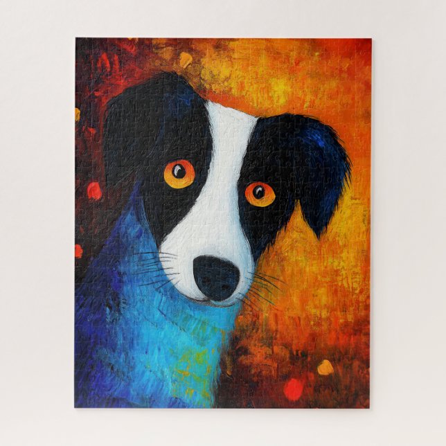 Dog Portrait Art Puzzle (Vertical)
