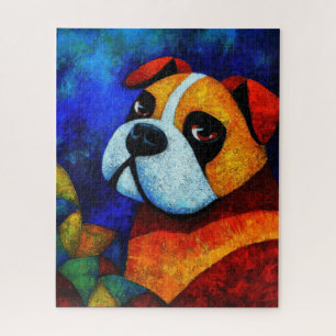 Dog Portrait Art Puzzle