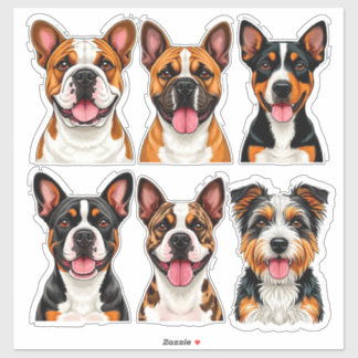 Dog Portraits Detailed Art of Various Breeds
