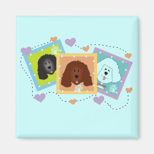 Dog Portraits Tshirts and Gifts Magnet