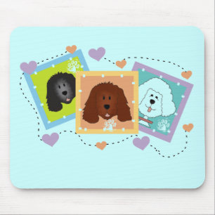 Dog Portraits Tshirts and Gifts Mouse Pad