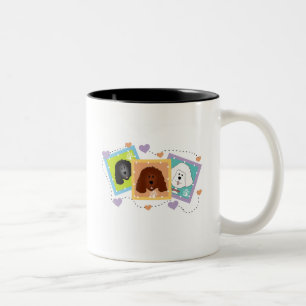 Dog Portraits Tshirts and Gifts Two-Tone Coffee Mug