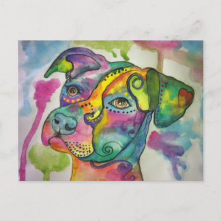 Dog postcard