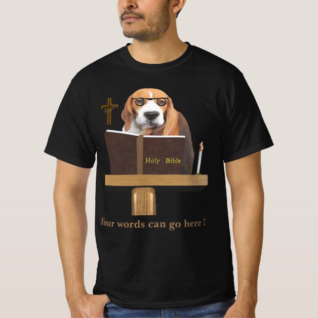 Dog Preacher T-Shirt (Front)