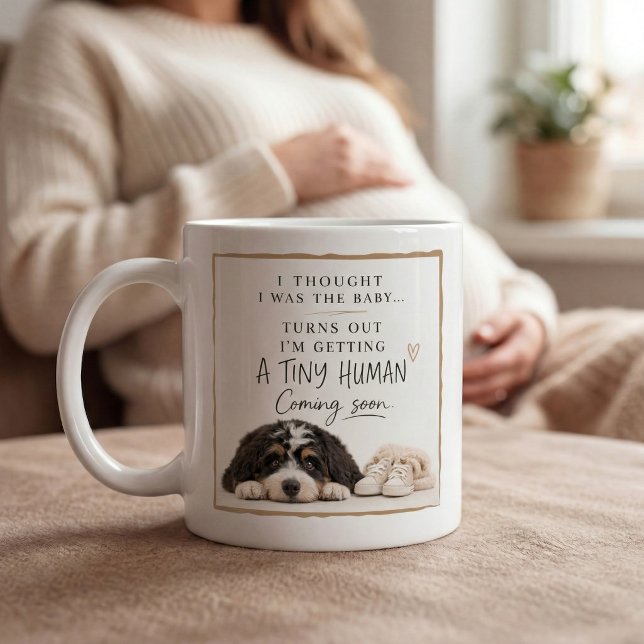 Dog Pregnancy Announcement Coffee Mug (Creator Uploaded)