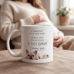 Dog Pregnancy Announcement Coffee Mug