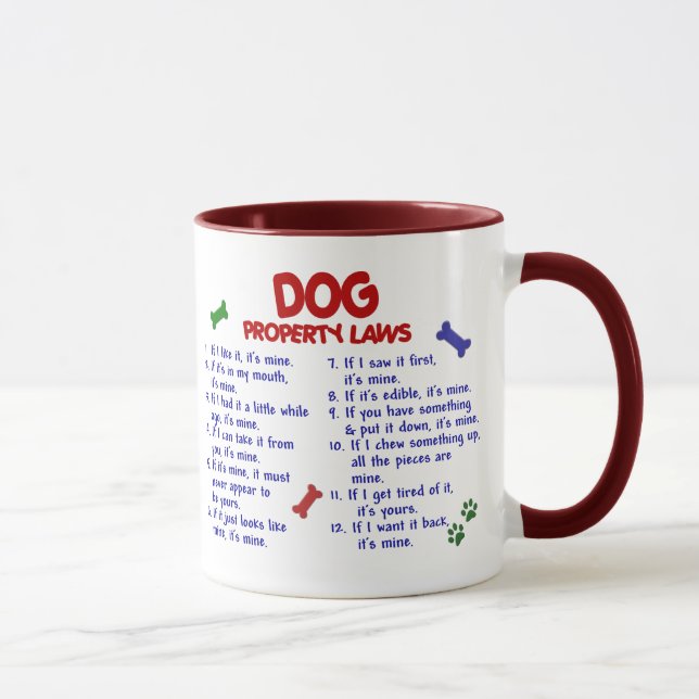 DOG Property Laws 2 Mug (Right)