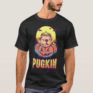 Dog - Pugkin - Pugs - Pumpkin - Halloween Costume T-Shirt