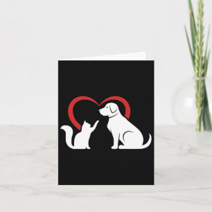 Dog Puppy And Ba Card