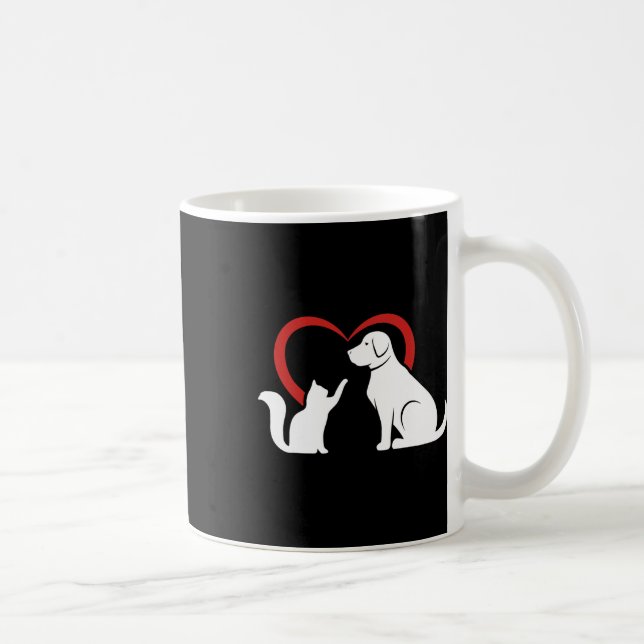 Dog Puppy And Ba  Coffee Mug (Right)