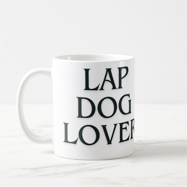dog,puppy love coffee mug (Left)