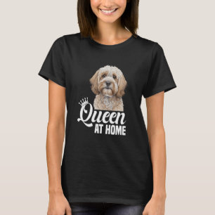 Dog Puppy Lover Enthusiast Queen Pet Lover Cockapo T-Shirt