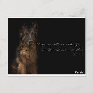 "dog quotes" postcard