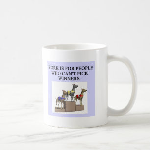 dog racing proverb coffee mug