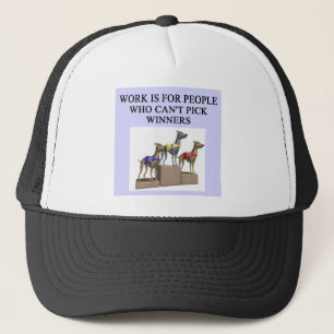 dog racing proverb trucker hat