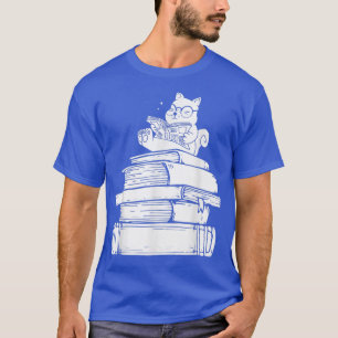 Dog Reading Book Lover Book Reading Dog Bookworm D T-Shirt