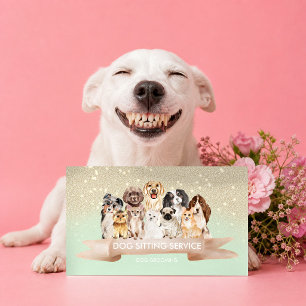 Dog Rescue Adoption Puppy Business Card