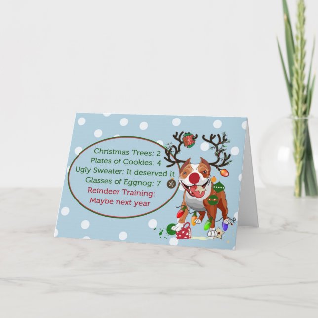 Dog Rescue Holiday Card (Front)