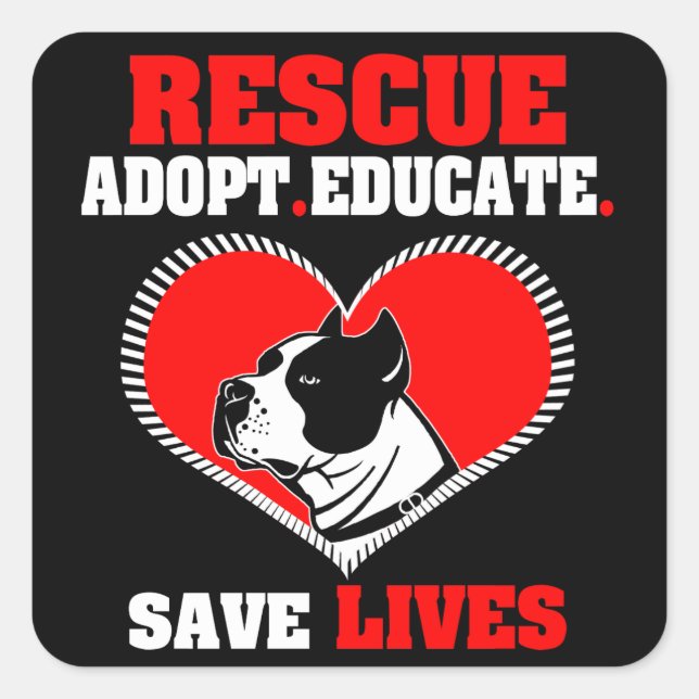 Dog Rescue Sticker (Front)