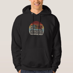 Dog  Retro My Dog Winks At Me Sometimes Hoodie