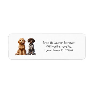 Dog Return Address Labels