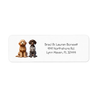 Dog Return Address Labels
