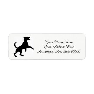 Dog Return Address Labels