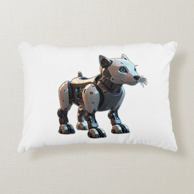 dog robot decorative cushion (Front)