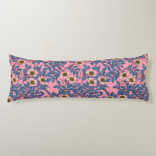 Dog rose pattern body cushion