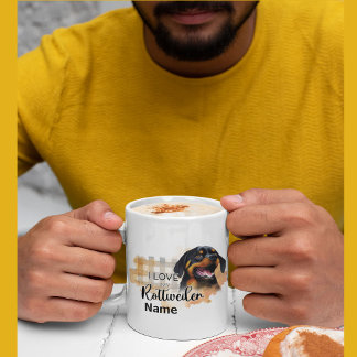 Dog Rottweiler Pet Coffee Mug, Cup