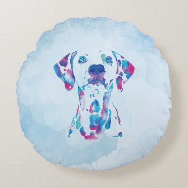 Dog Round Cushion (Front)